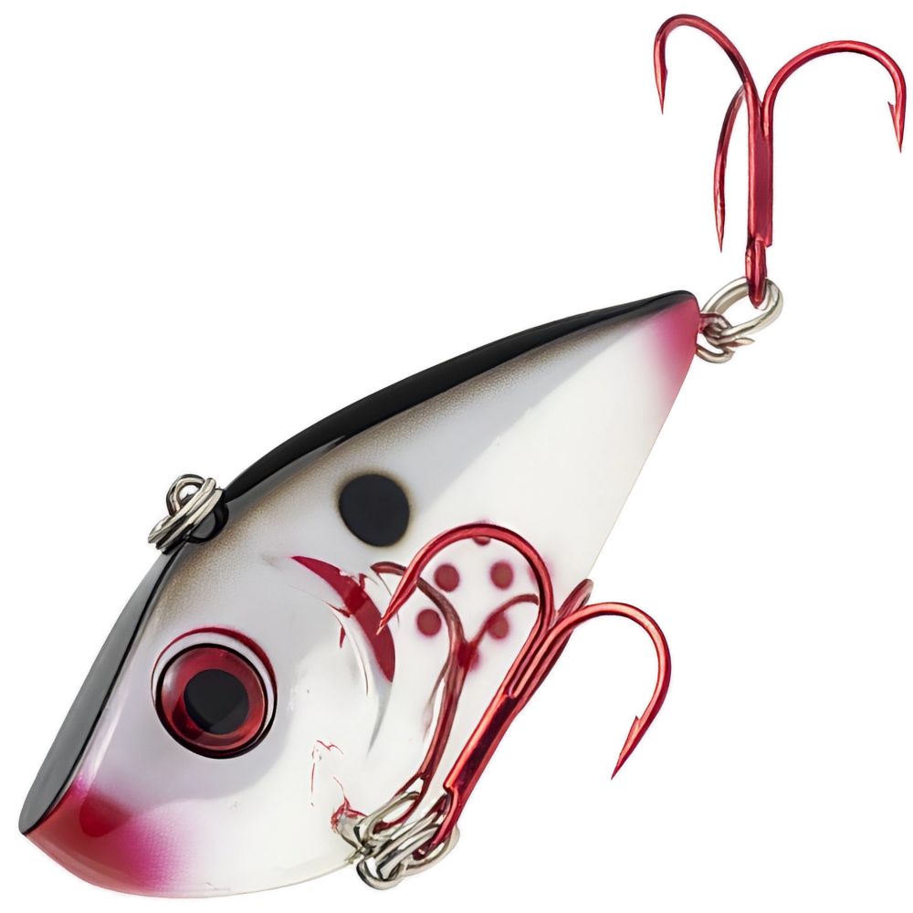 Strike King Red Eyed Shad Crankbait – Bleeding Chrome Blue Back, Lipless Bait For Bass Fishing - View #3