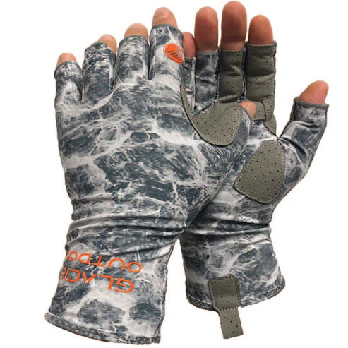 GLACIER OUTDOOR Guantes Islamorada Sun Grey Water Camo 079ST