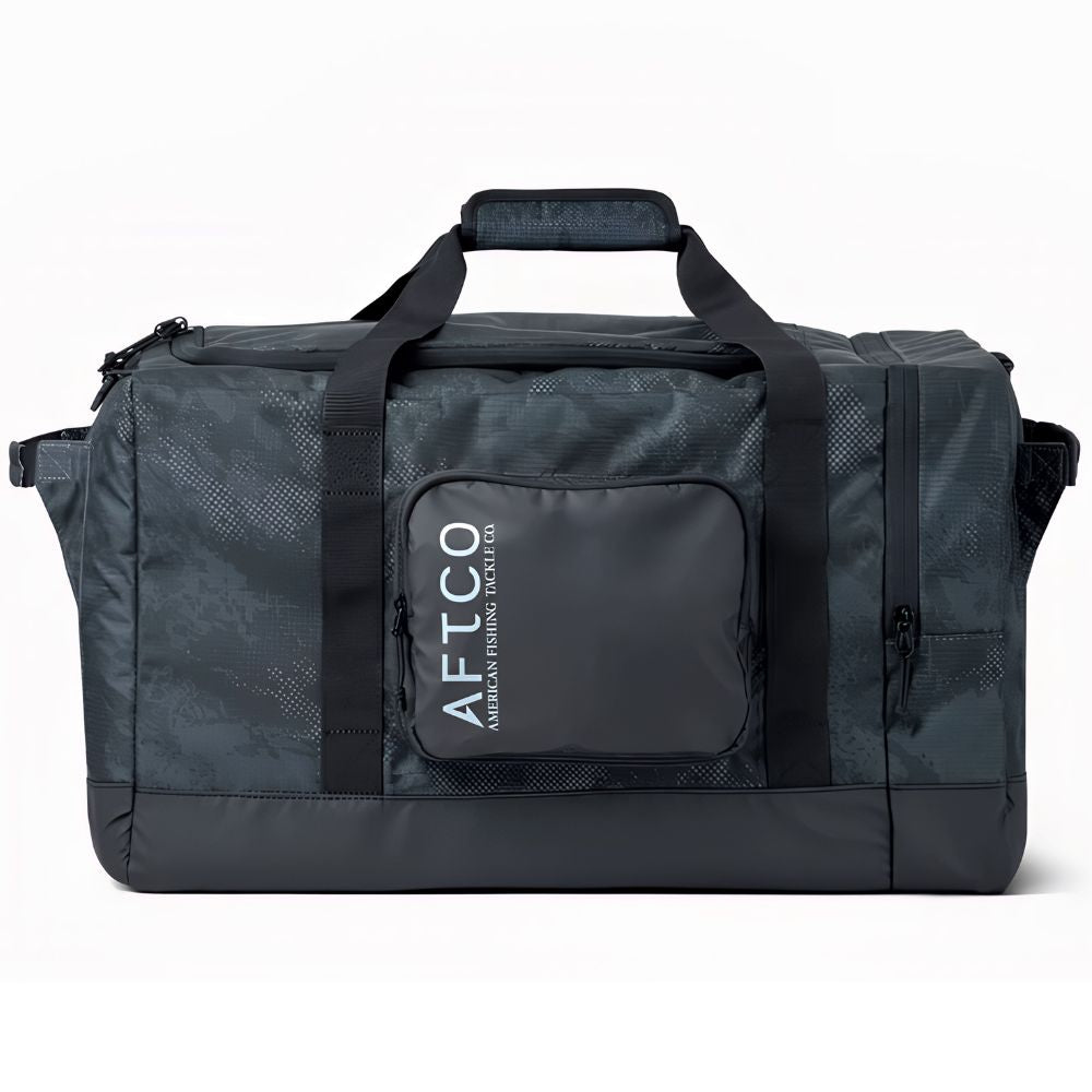 AFTCO Boat Bag 65L Black Storm Camo ABB002BLSC