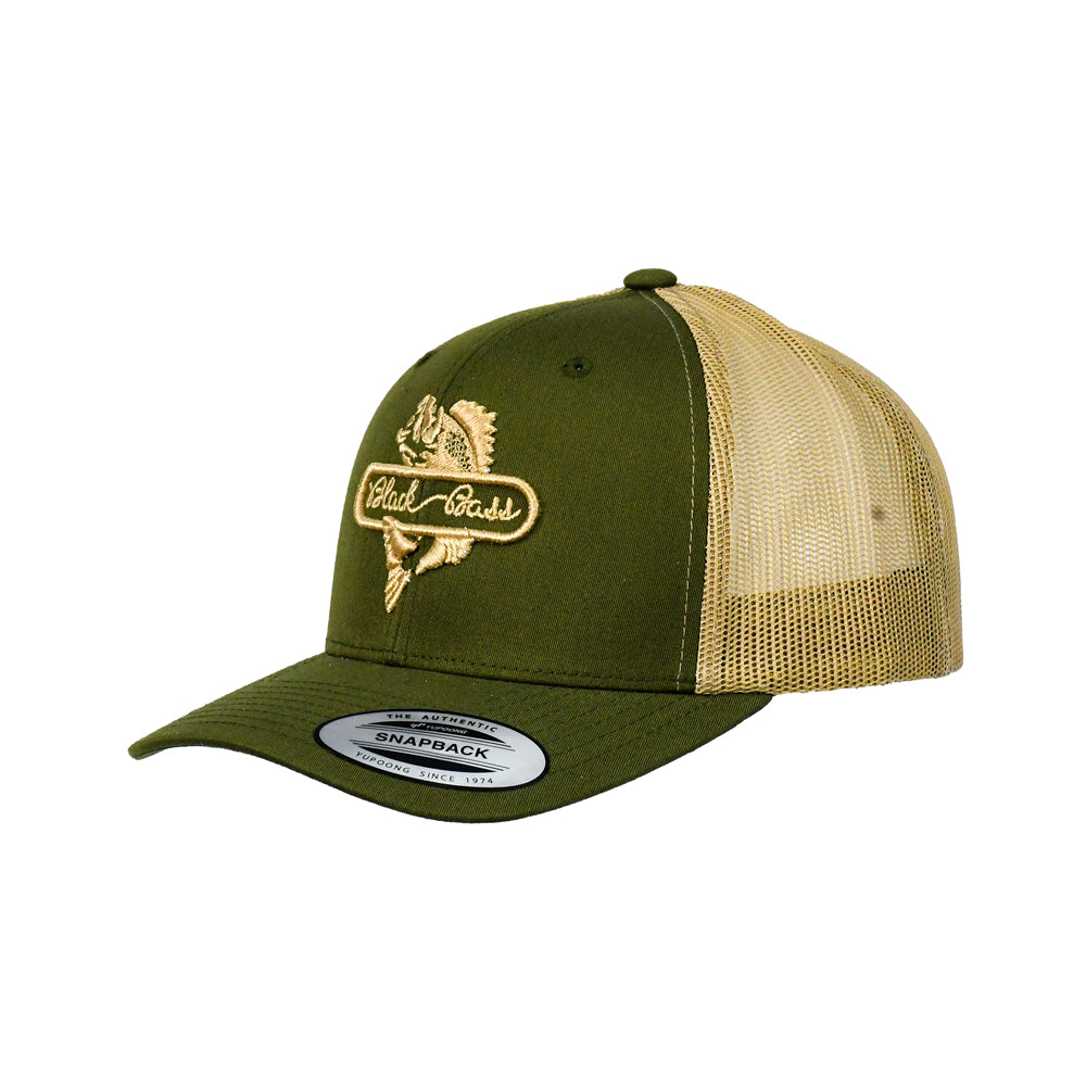 Black Bass Gorra Panel Snapback Moss/Khaki 6606TMOKH-ONE