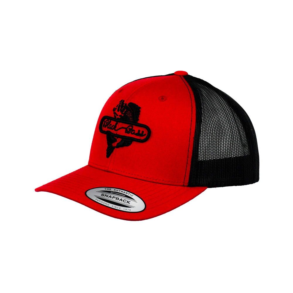 Black Bass Gorra Panel Snapback Red/Black 6606TRDBK-ONE