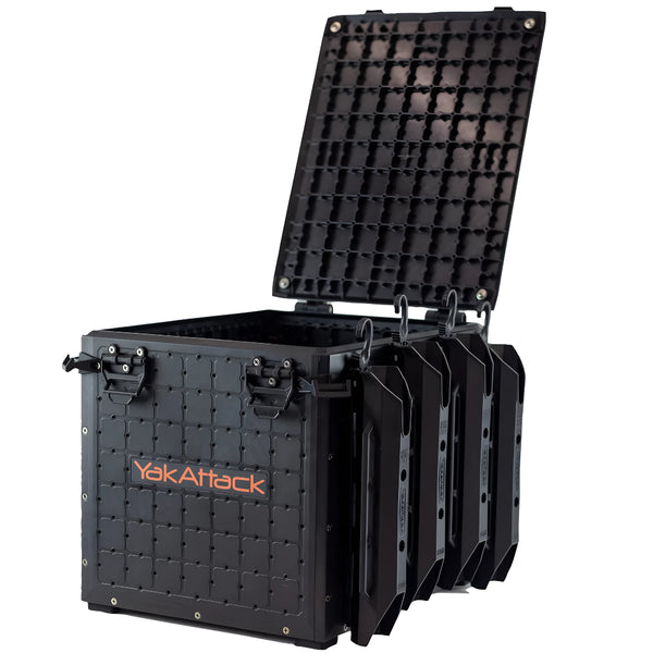 YAKATTACK BlackPak Pro Kayak Fishing Crate BLP-PRO-13X16