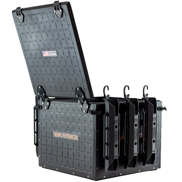 YAKATTACK BlackPak Pro Kayak Fishing Crate BLP-PRO-16X16