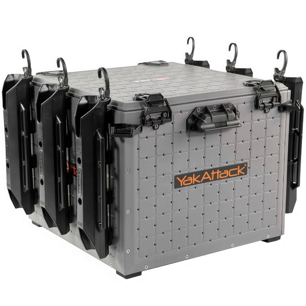 YAKATTACK BlackPak Pro Kayak Fishing Crate BLP-PRO-16x16-BG