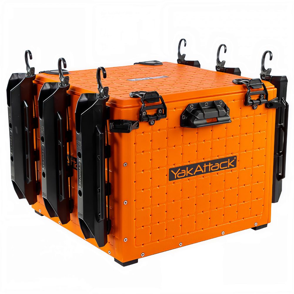 YAKATTACK BlackPak Pro Kayak Fishing Crate BLP-PRO-16X16-OR