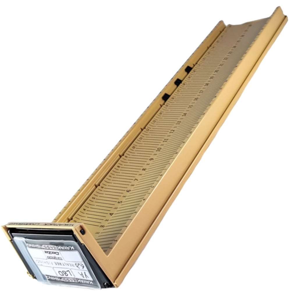 YAKATTACK LeaderBoard - 28" Measuring Board with Built-In Identifier Holders and Cull Tabs MCD-1001