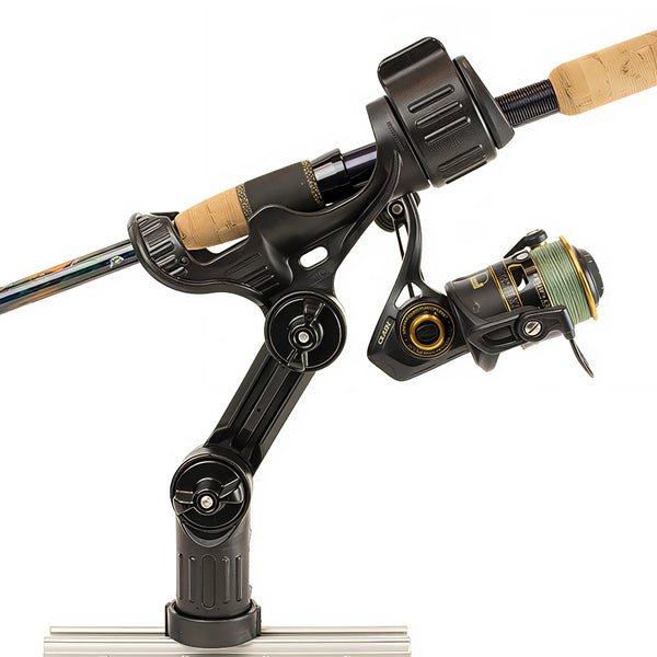 YAKATTACK Omega Pro Rod Holder With Track Mounted LockNLoad Mounting System RHM-1002