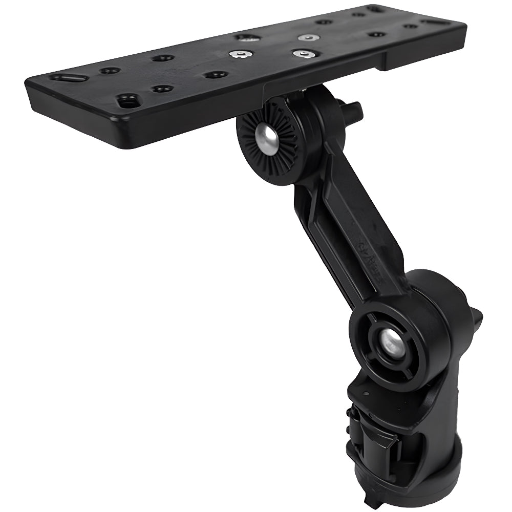 YAKATTACK Rectangular Fish Finder Mount with Track Mounted LockNLoad Mounting System FFP-1003