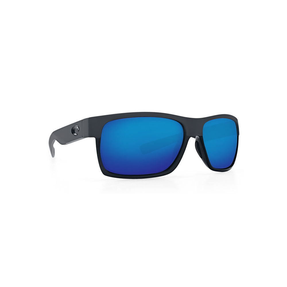 COSTA Lentes Polarizados Half Moon Matte Black Blue Mirror