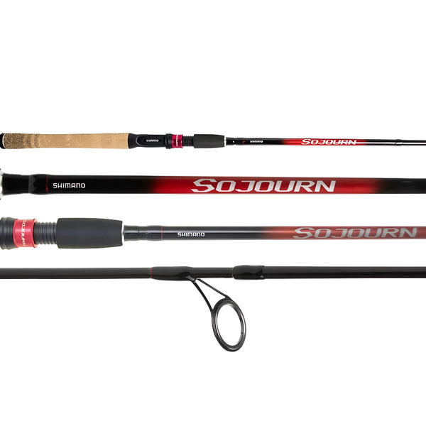 SHIMANO Caña Spinning Sojourn 7'0 Medium Fast SJS70M2B (2 Tramos)