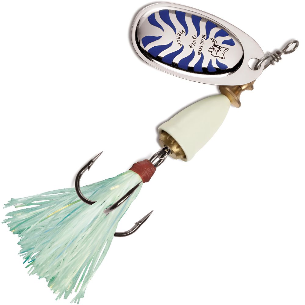 BLUE FOX Vibrax Glow 1/4 OZ BFGVS3