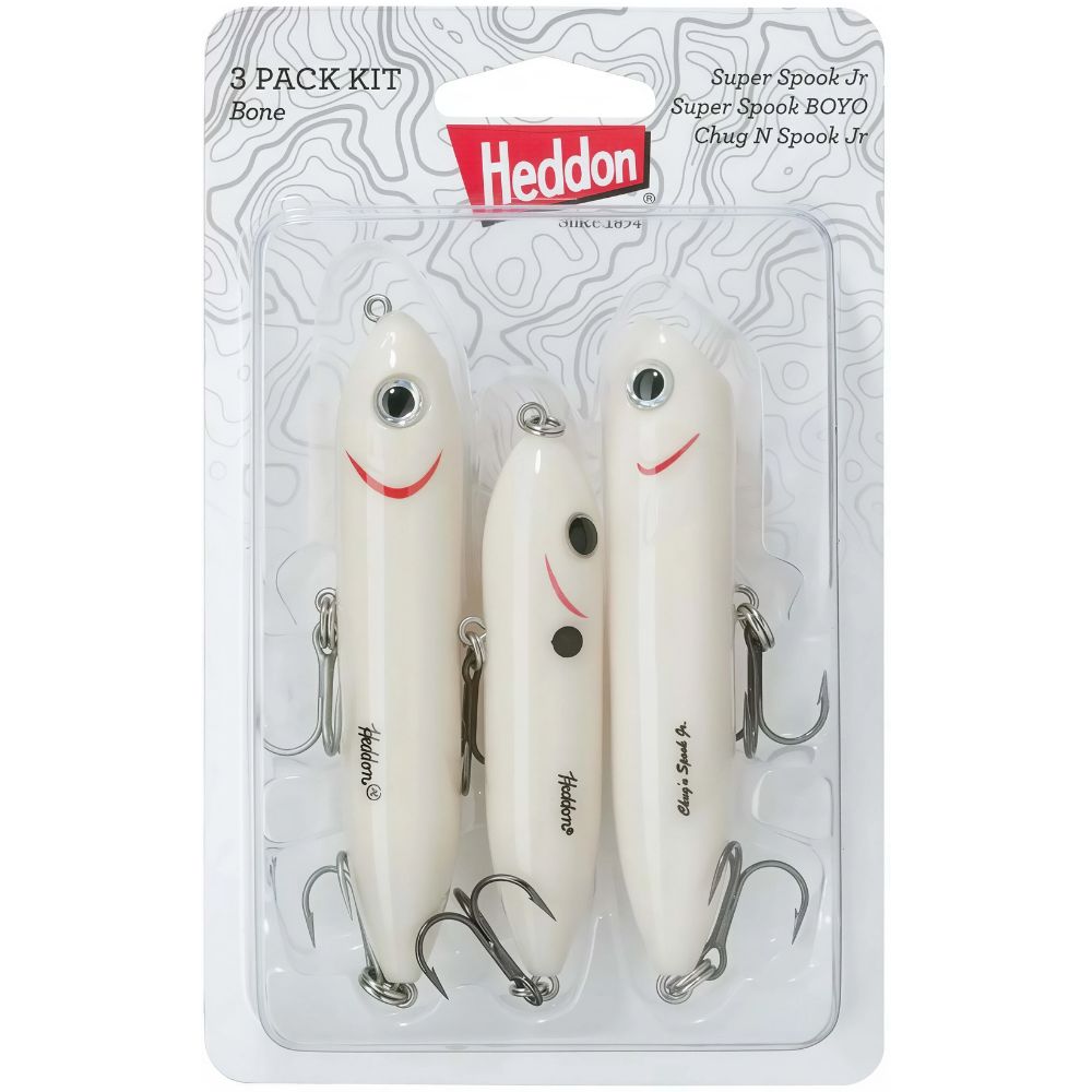 HEDDON Spook Kit Bone PK3HD4-BONE (3 Piezas)