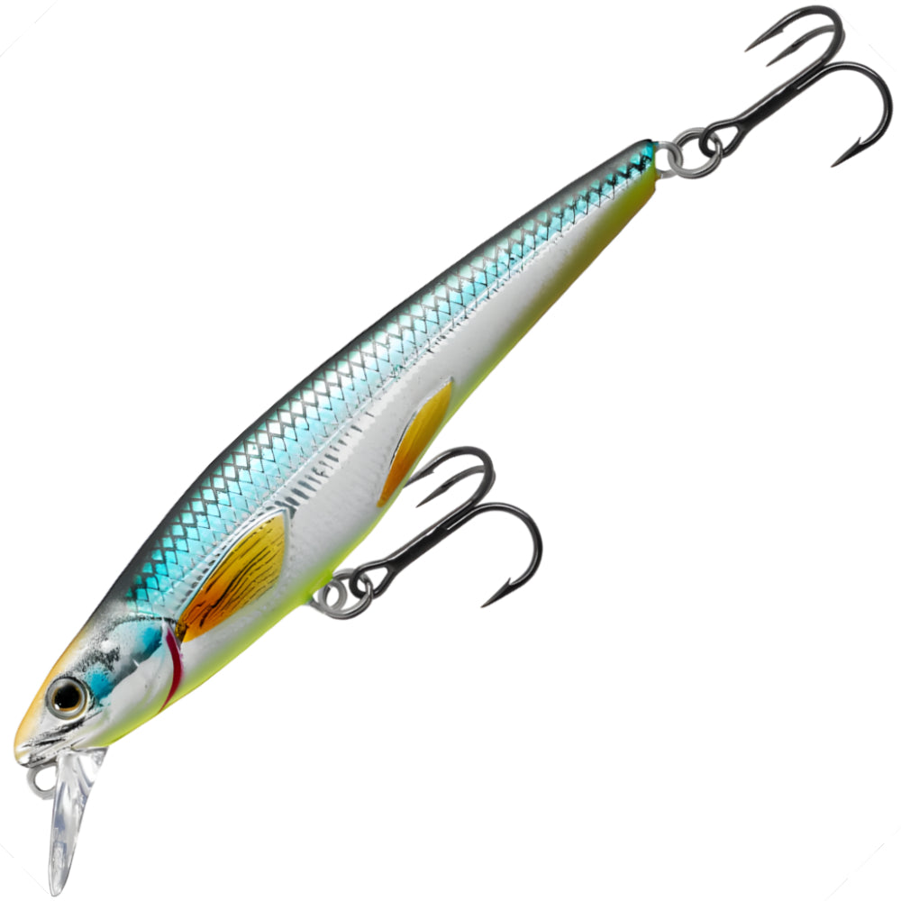 LIVE TARGET Rainbow Smelt Jerkbait Shallow Dive 3-4 FT RS91S