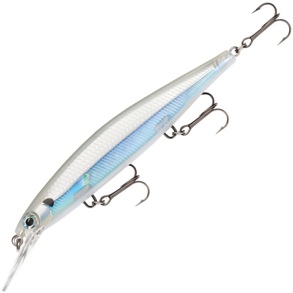 Rapala Shadow Rap Shad Deep 09 Fishing Lure - Moss Back Shiner Color, Deep Diving Crankbait