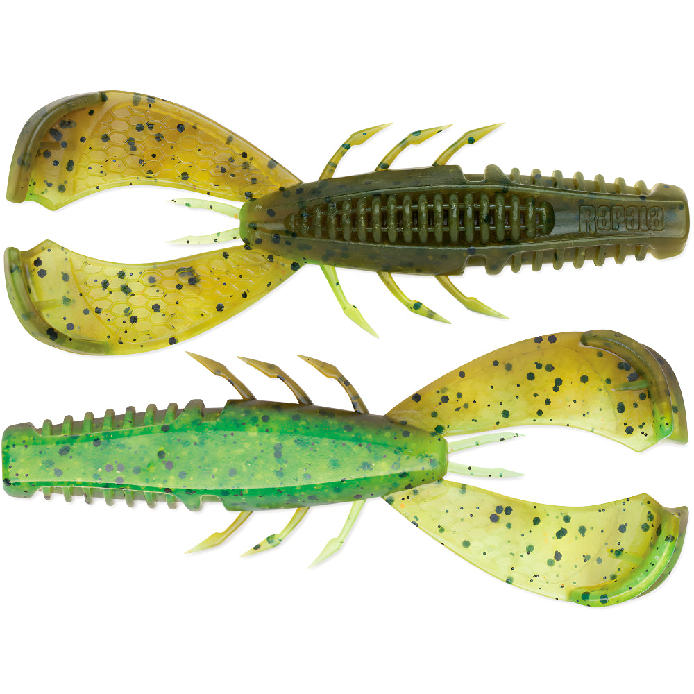 RAPALA CrushCity Cleanup Craw 3.5" CCCLC35 (7 Piezas)
