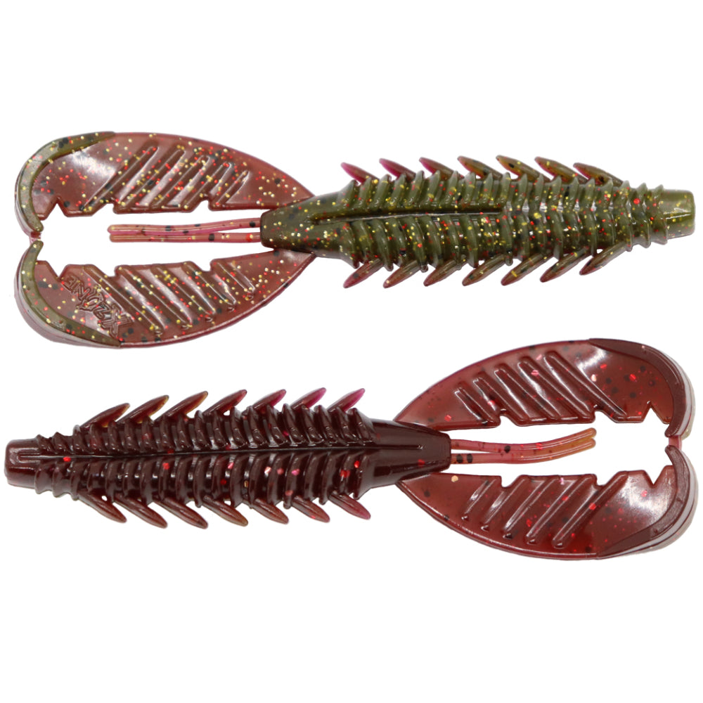X ZONE LURES Adrenaline Craw Jr. 3.5" 30 (7 Piezas)