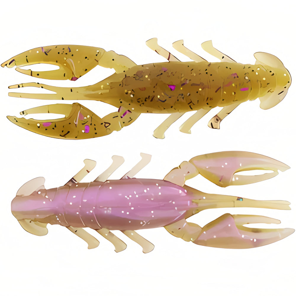 X ZONE LURES Scented Stealth Craw 2.5" 38 (6 Piezas)