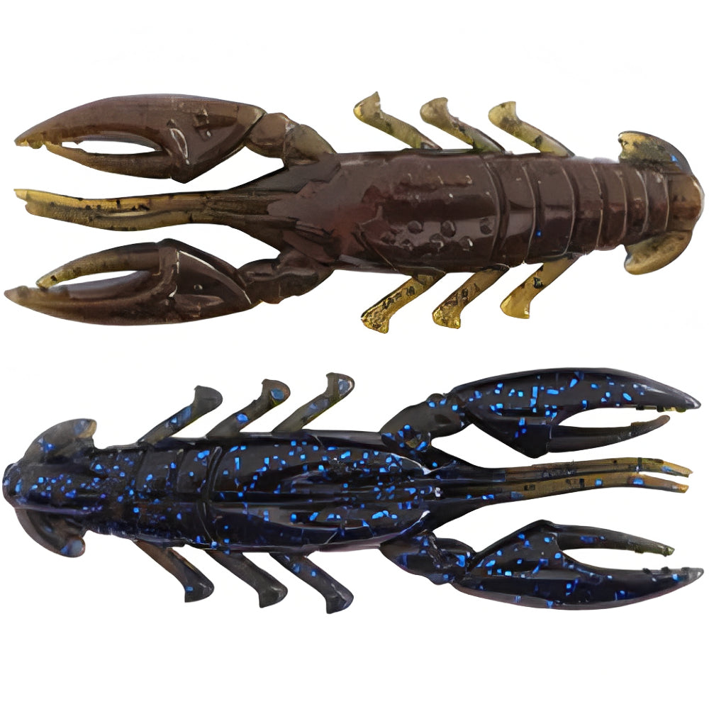 X ZONE LURES Scented Stealth Craw 2.5" 38 (6 Piezas)