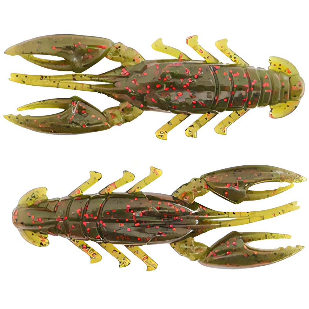 X ZONE LURES Scented Stealth Craw 2.5" 38 (6 Piezas)