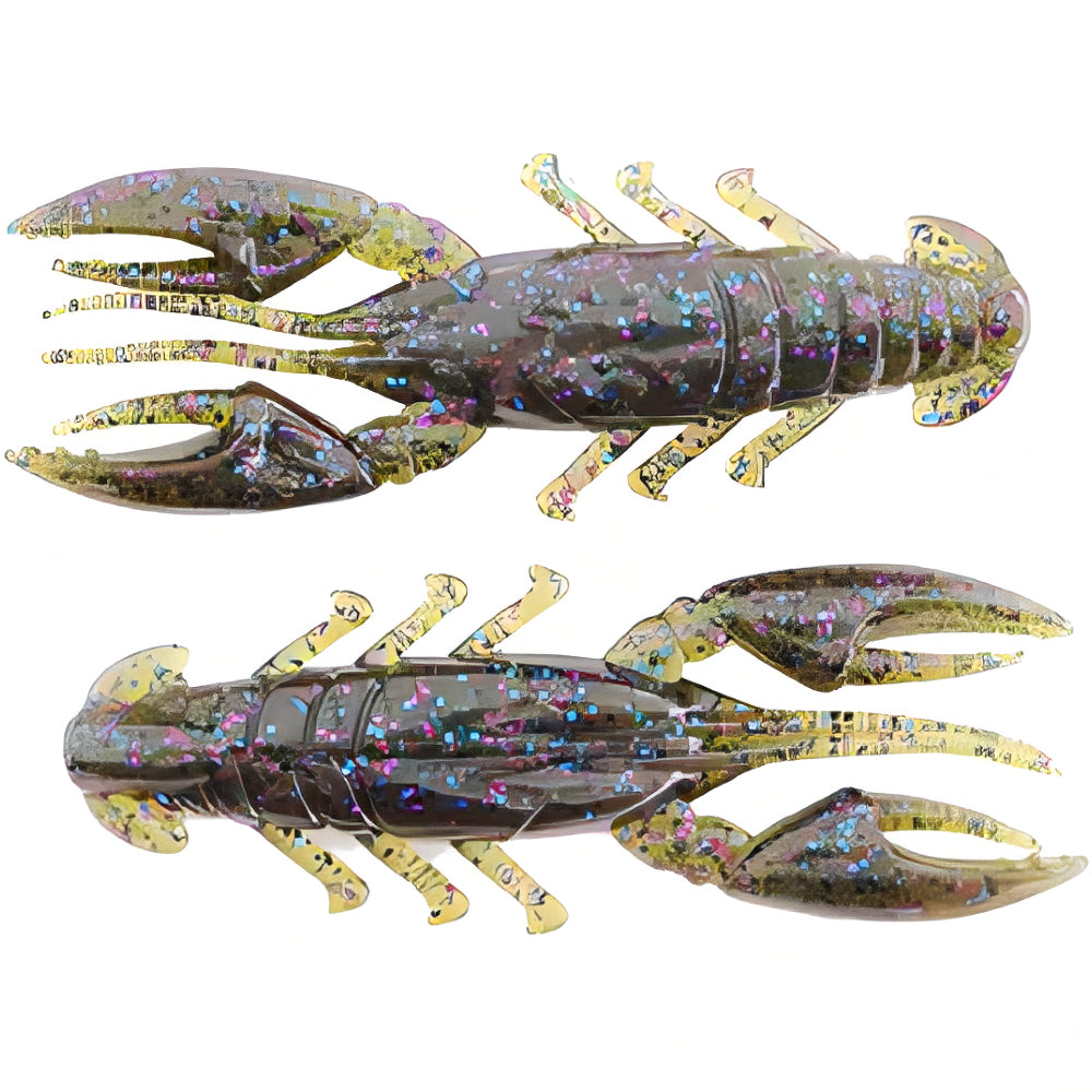 X ZONE LURES Scented Stealth Craw 2.5" 38 (6 Piezas)