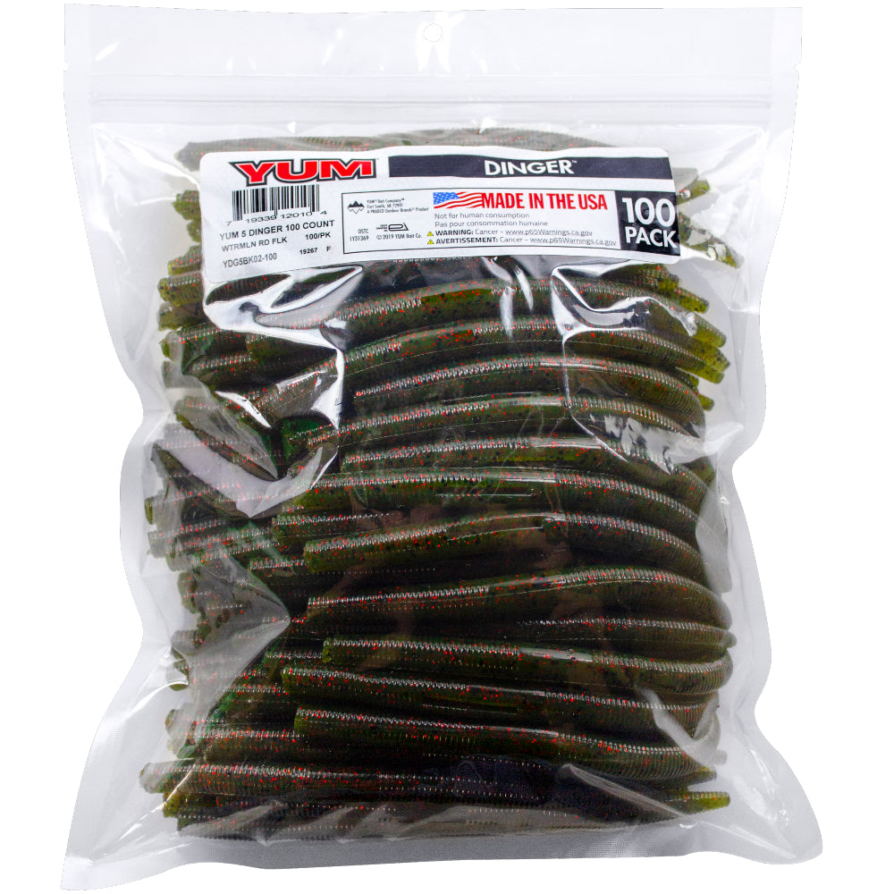 YUM Dinger 5" YDG5BK (100 Piezas)