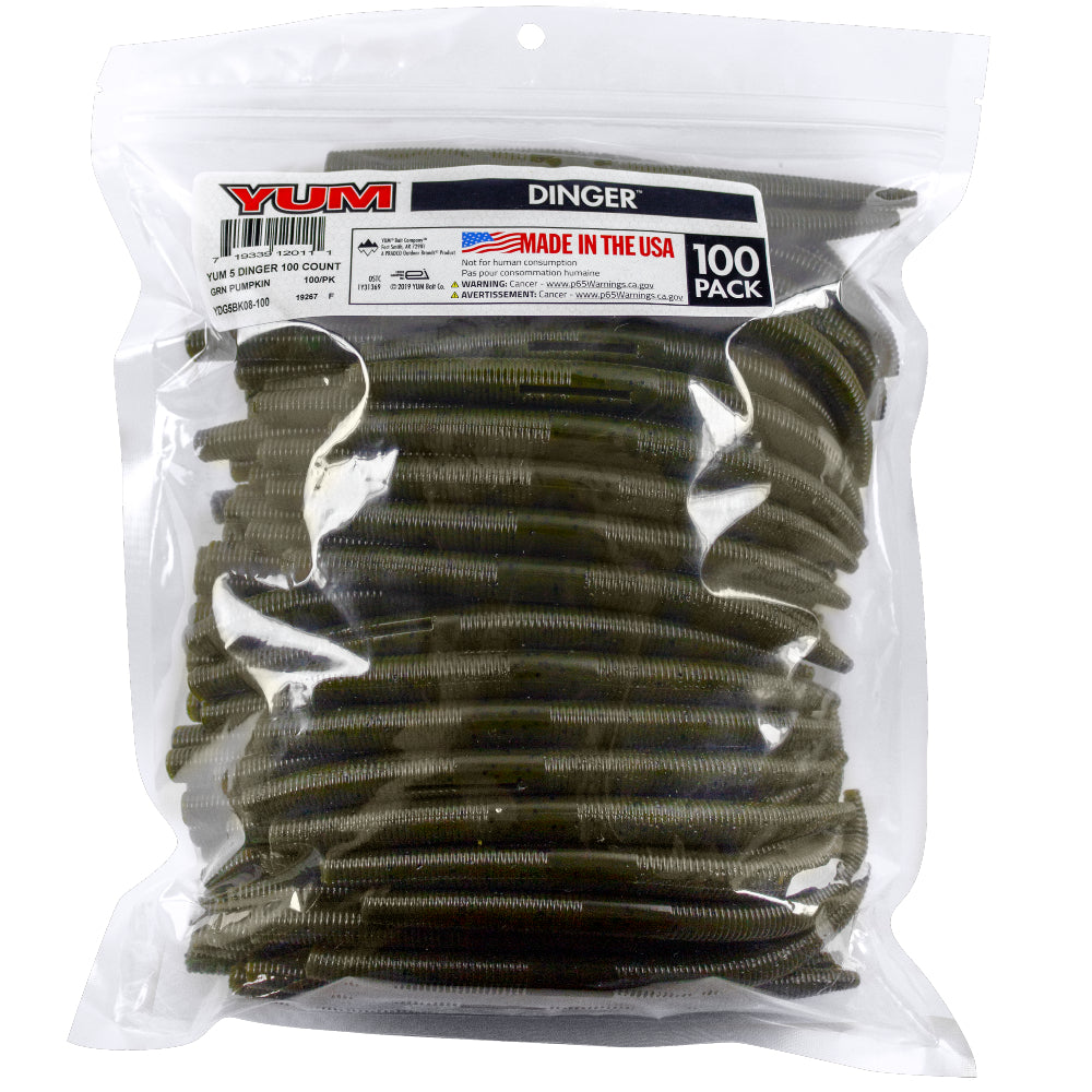 YUM Dinger 5" YDG5BK (100 Piezas)