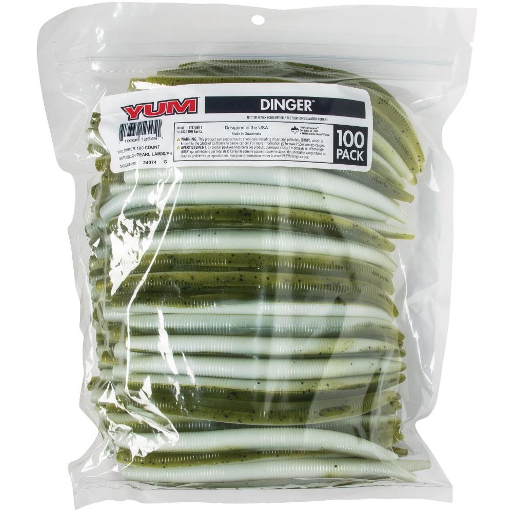 YUM Dinger 5" YDG5BK (100 Piezas)