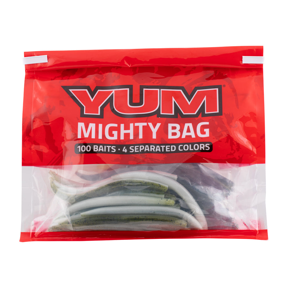 YUM Dinger Mighty Bags 5" Clear Water Essentials YMTYBAG04-100 (100 Piezas)