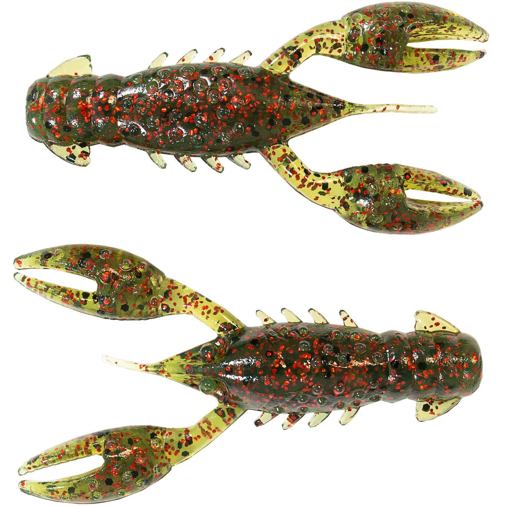Z-MAN Pro CrawZ Lot De 5 - Leurre Souple Écrevisse 8,9 Cm Pour Pêche - ElaZtech Flottant