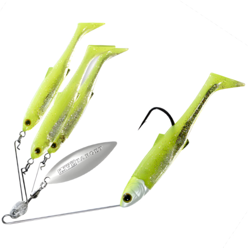 LIVE TARGET Baitball Spinner Rig Mediano 1/2 OZ MNSR14MD