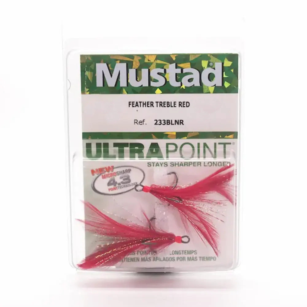 MUSTAD Dressed Treble Hook 6 233BLN