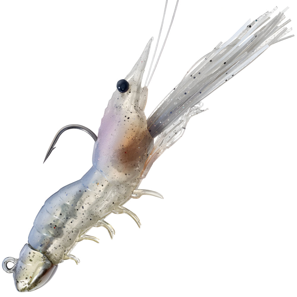 LIVE TARGET Fleeing Shrimp Soft Plastic 3.5" SSJ85SK (2 Piezas)