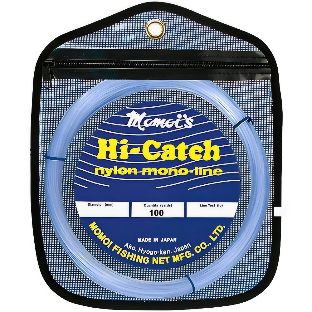 MOMOI Leader Hi-Catch Classic 400 LBS /100 YDS Smoke Blue
