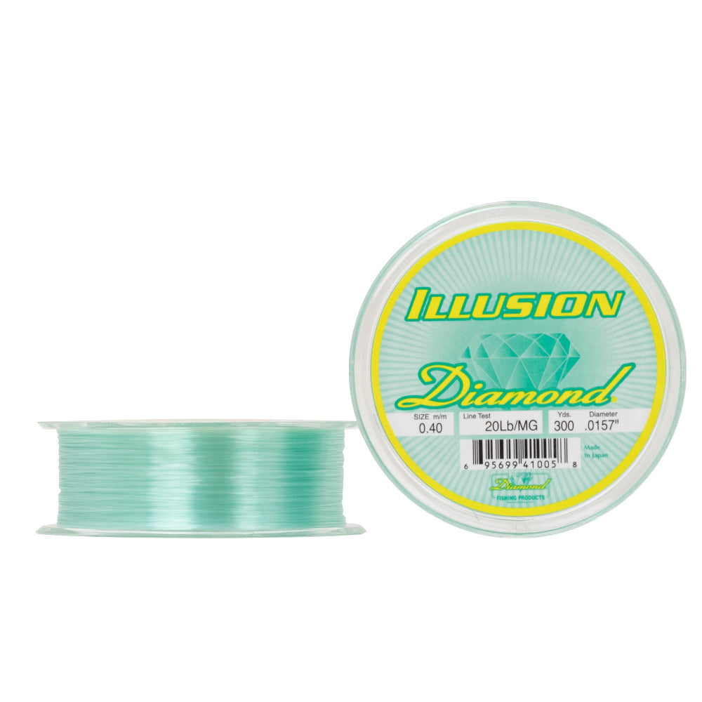 MOMOI Diamond Monofilamento Illusion 20 LBS/300 YDS Mystic Green