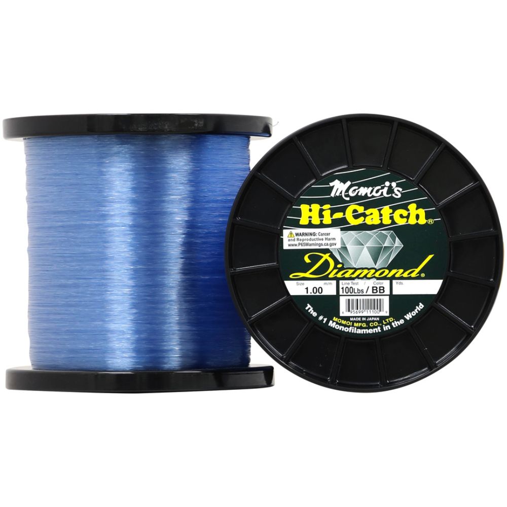 MOMOI Monofilamento Hi-Catch Diamond 100 LBS/2750 YDS Brillant Blue
