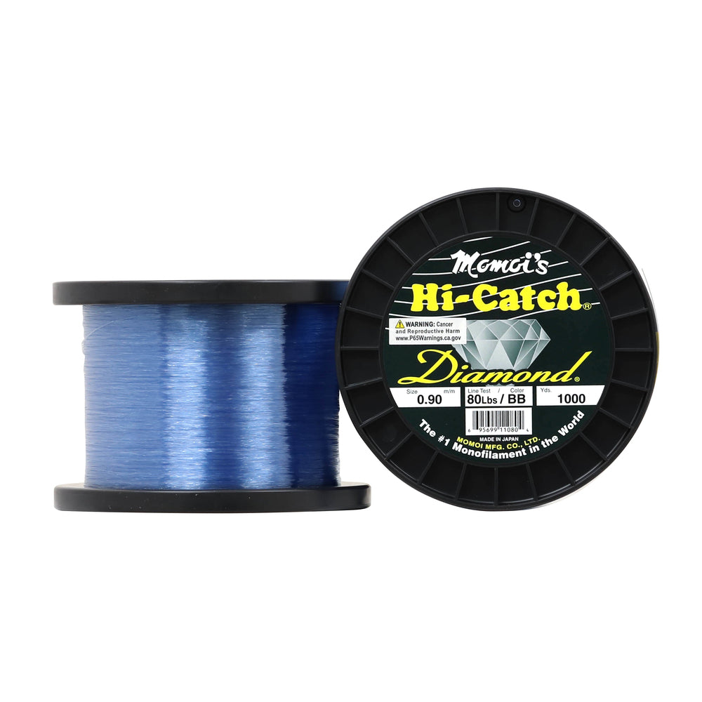 MOMOI Monofilamento Hi-Catch Diamond 80 LBS/1000 YDS Brilliant Blue