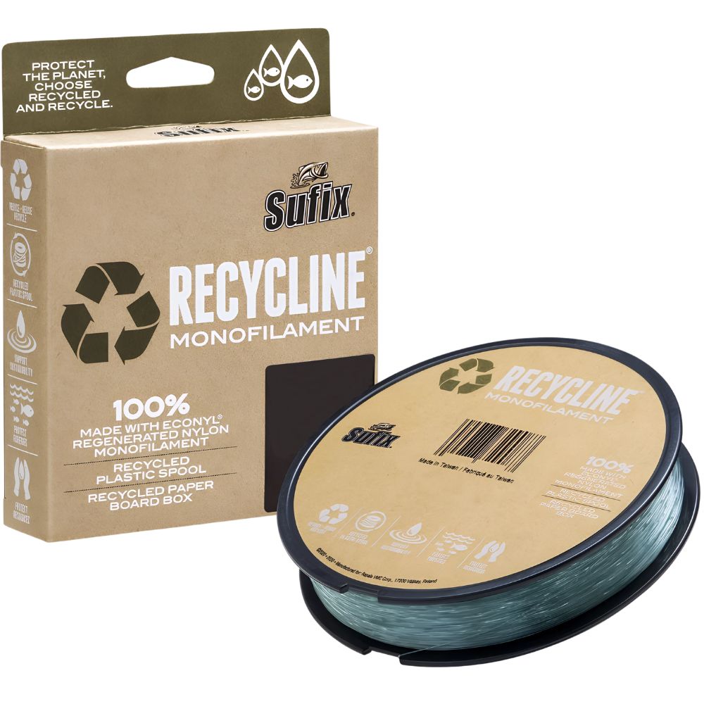 SUFIX Monofilamento Recycline 14 LBS/330 YDS Green