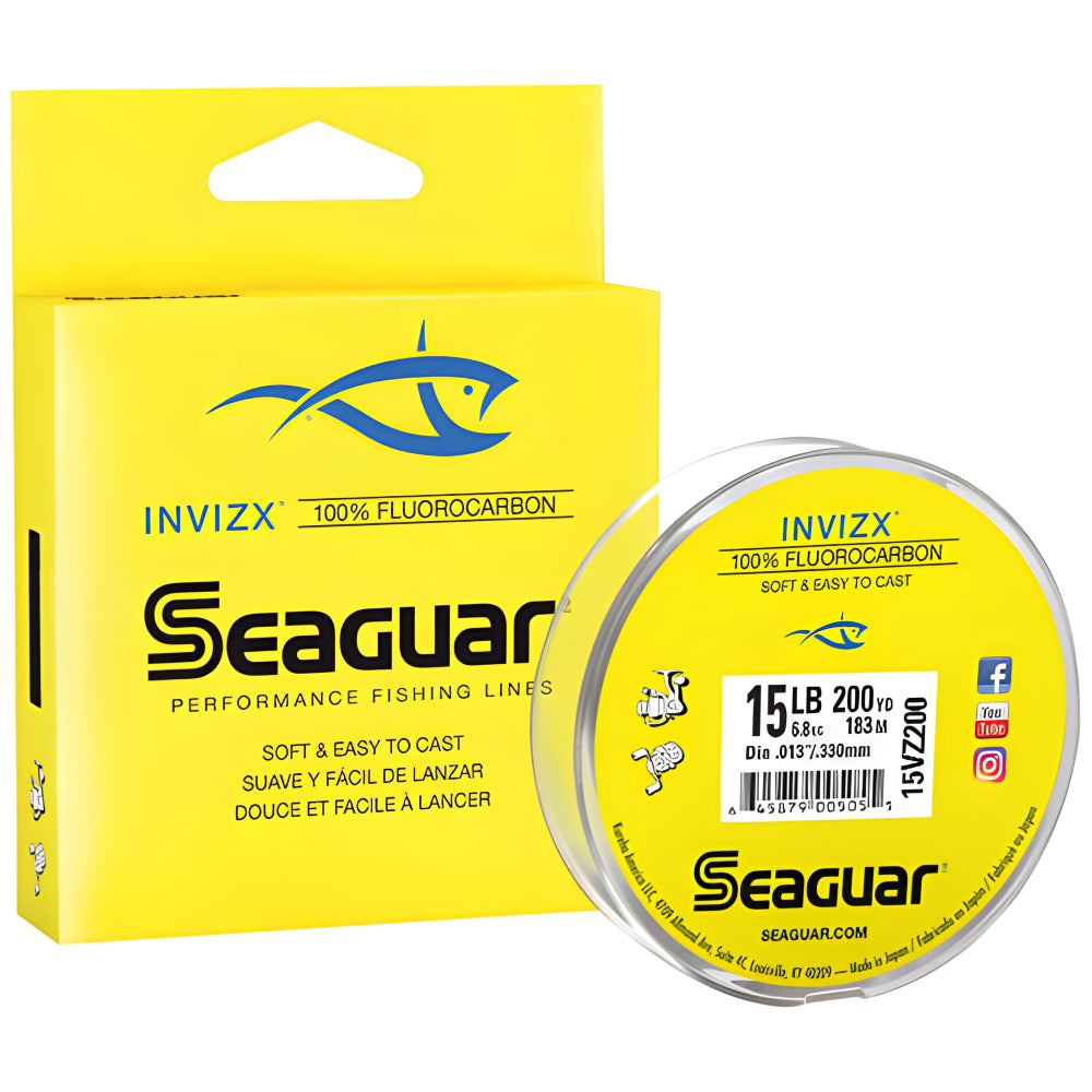 SEAGUAR Fluorocarbono Invizx 15 LBS/200 YDS 15VZ200