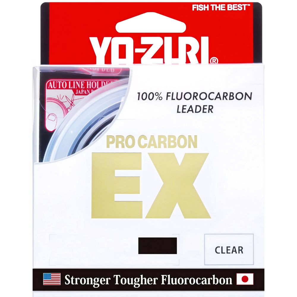 YO-ZURI Fluorocarbono Pro Carbon EX 12 LBS/30 YDS PC30YDCL12LB