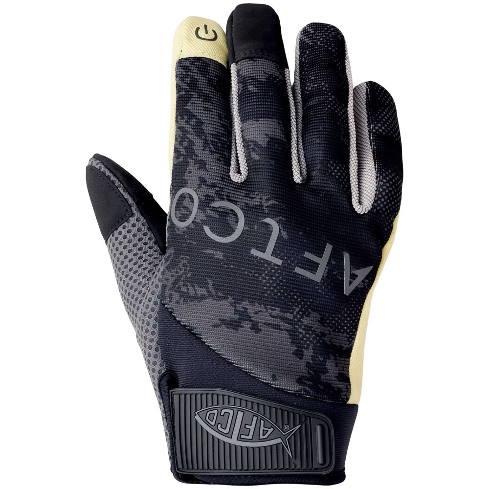 AFTCO Release Glove Black Storm Camo GLOVER3-BLSC