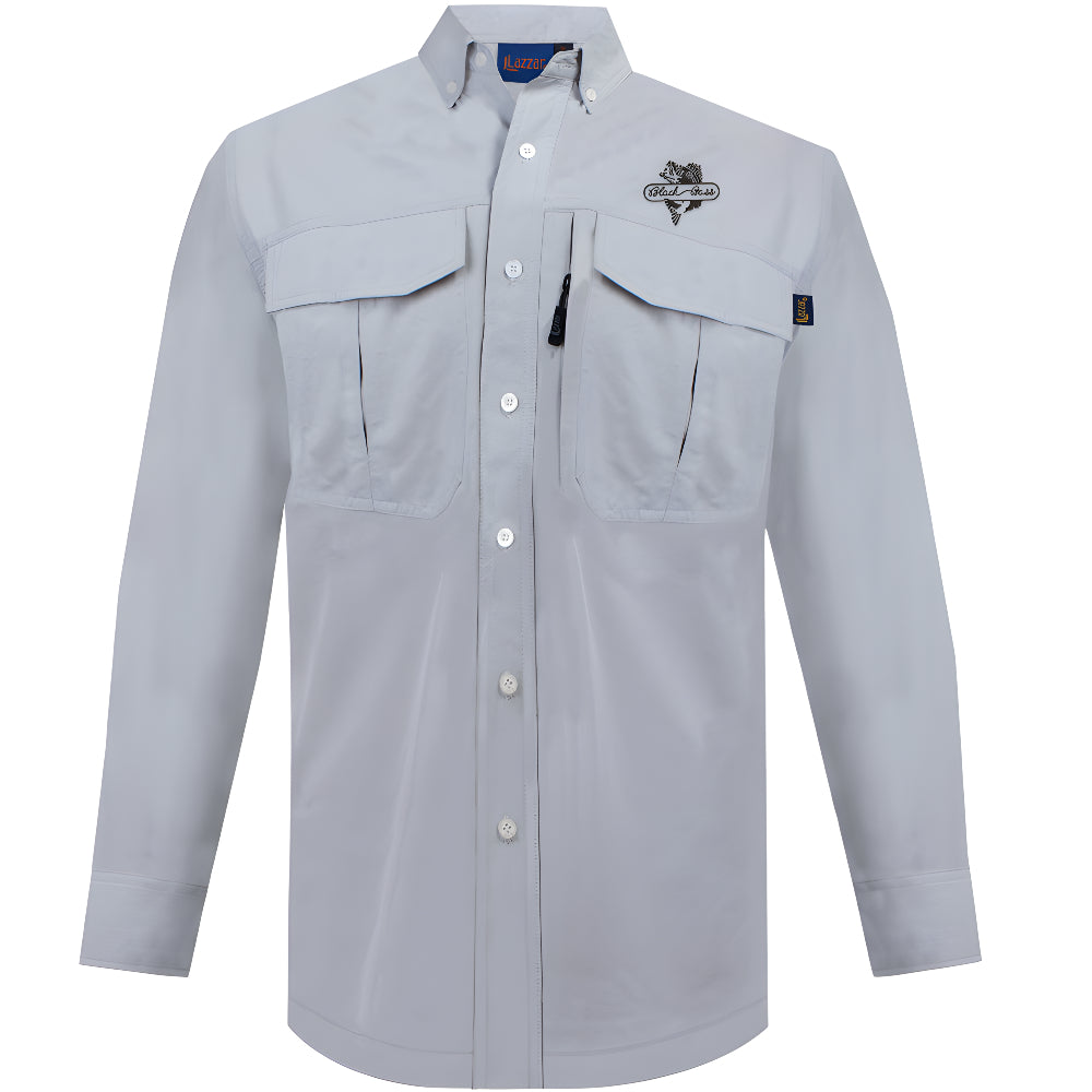 BLACK BASS Pescador Camisa Manga Larga Gris A12101GRI