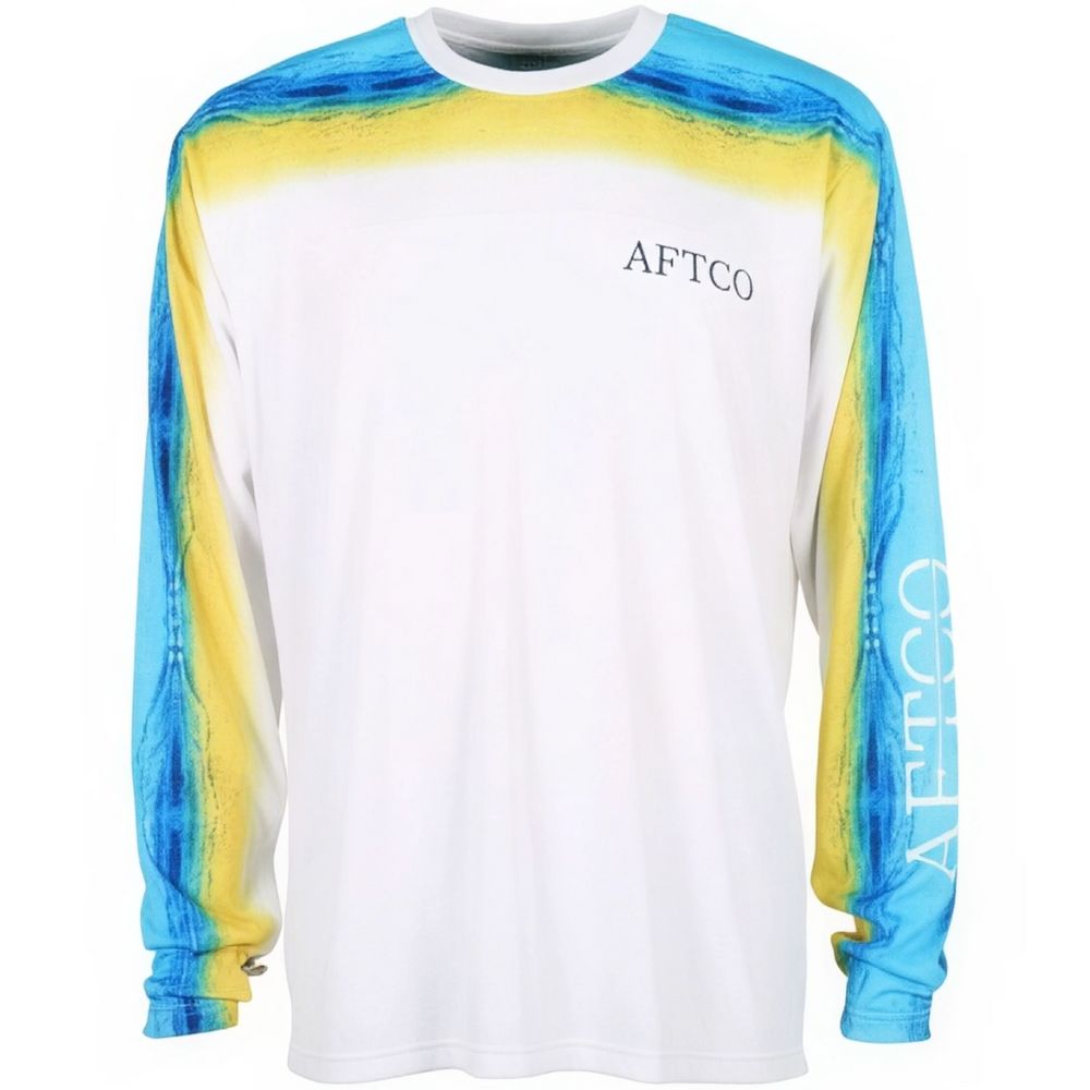 AFTCO Jersey Performance Dojo Mojo Manga Larga M61142-WHT