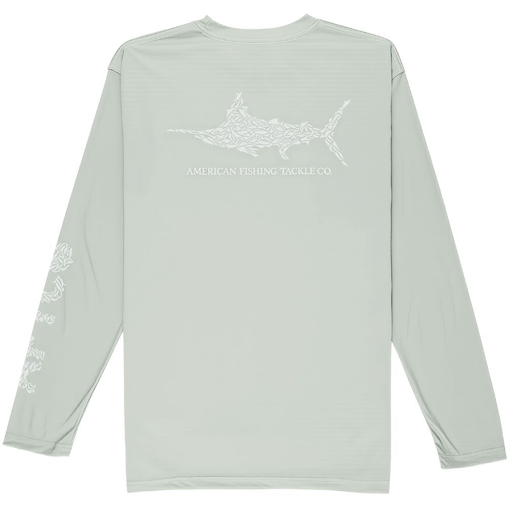 AFTCO Jersey Performance Jigfish Manga Larga M61108-LGRA
