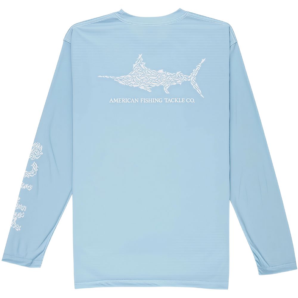 AFTCO Jersey Performance Jigfish Manga Larga M61108-SKY