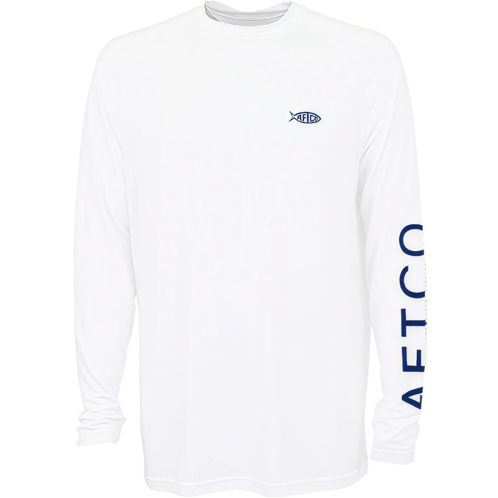 AFTCO Jersey Samurai Sun Protection Manga Larga M61126-WHT