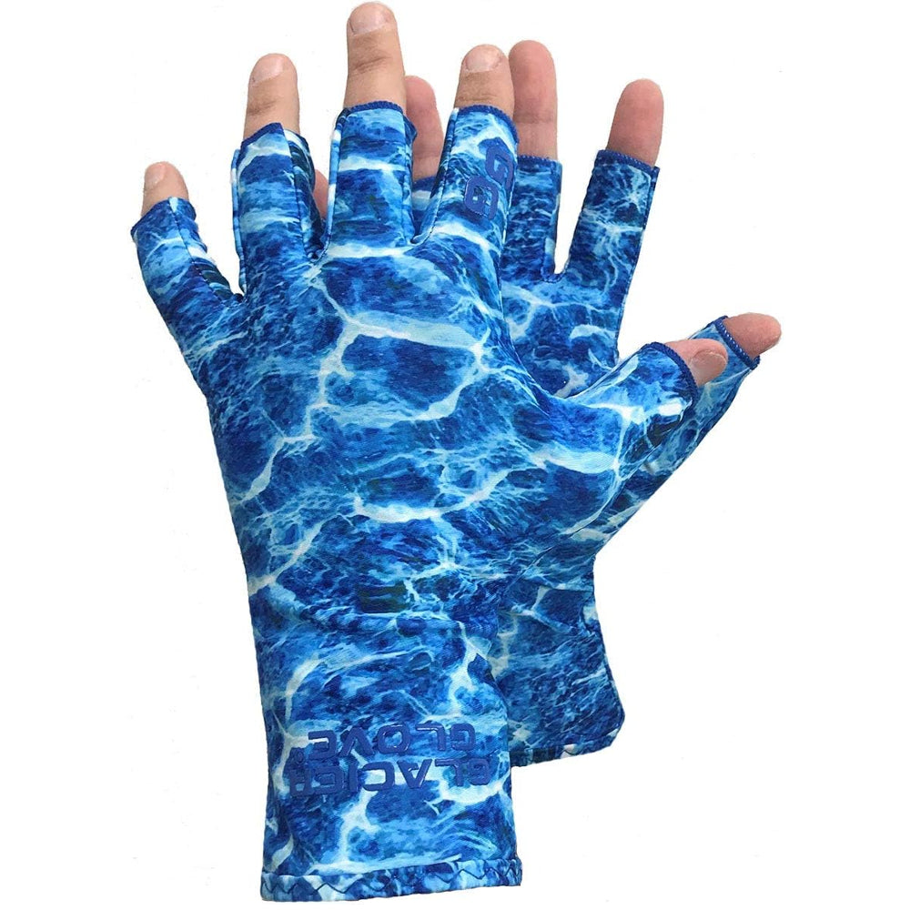 GLACIER OUTDOOR Guantes Abaco Sun Blue Water Camo 009BC