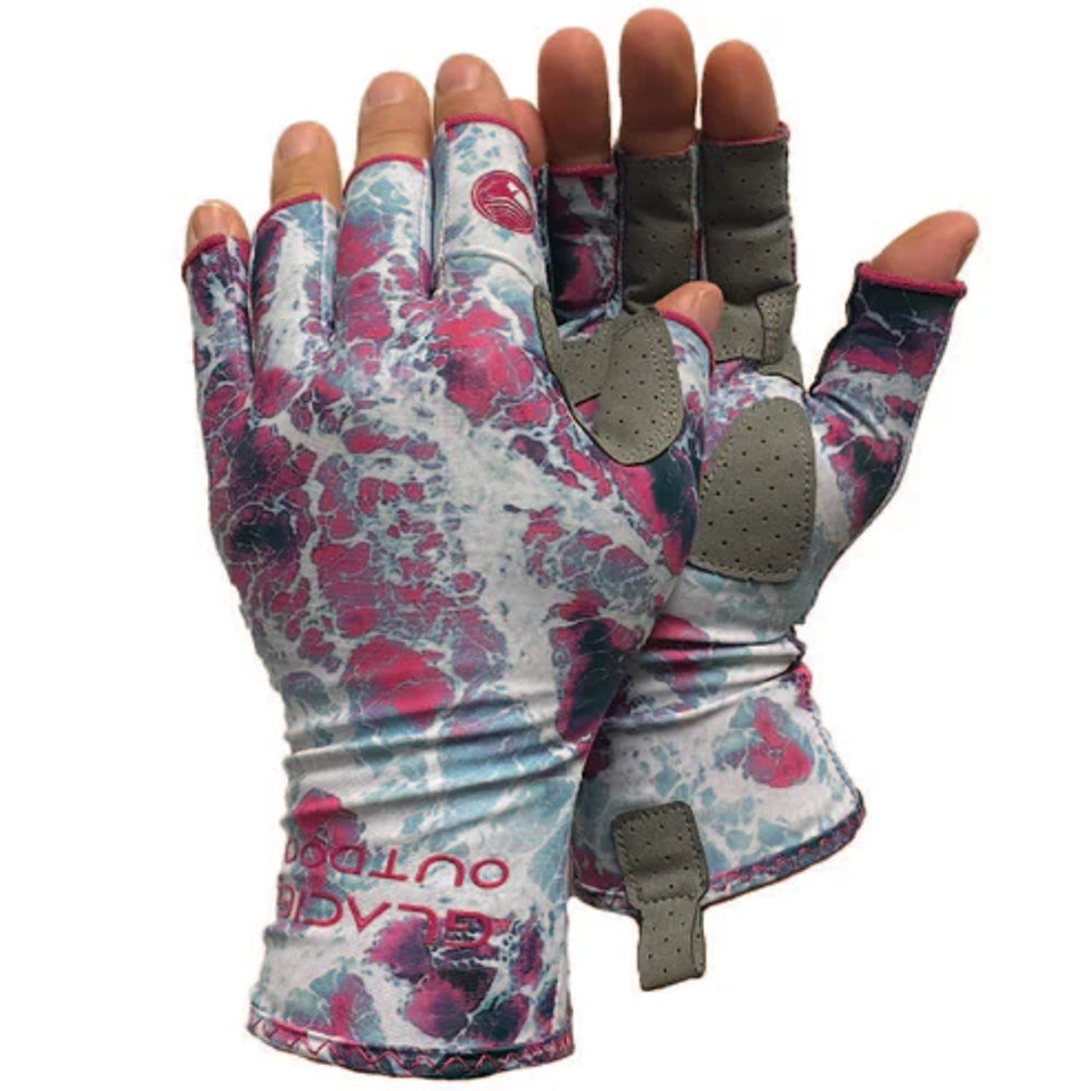 GLACIER OUTDOOR Guantes Islamorada Sun Glove Pink Camo 079PK