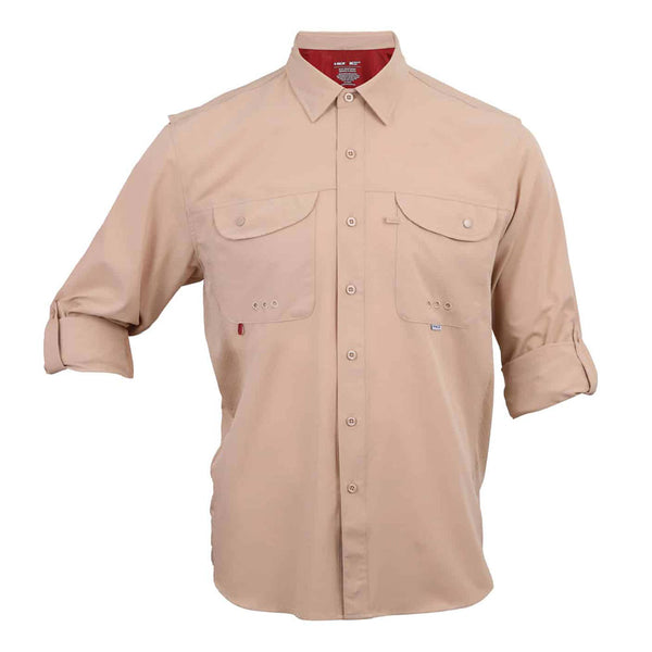MAJA Camisa Outdoor Signature Manga Larga Khaki C-CO1-5