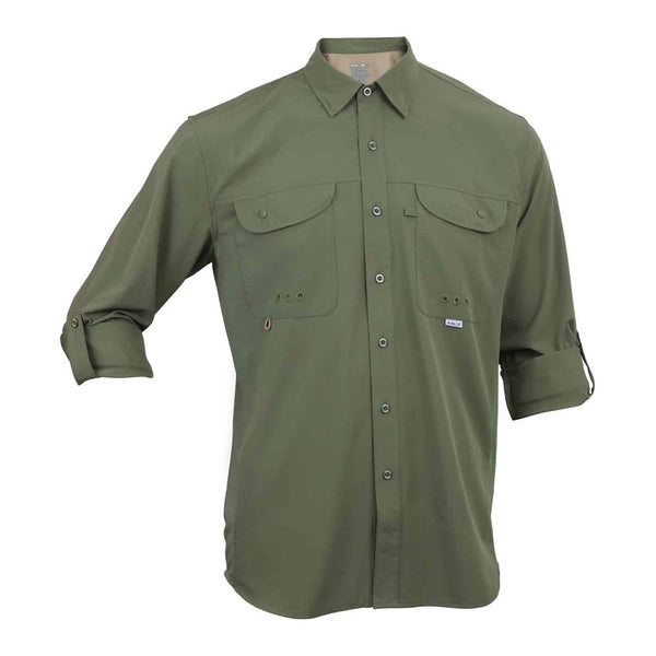 MAJA Camisa Outdoor Signature Manga Larga Verde Militar C-CO1-8