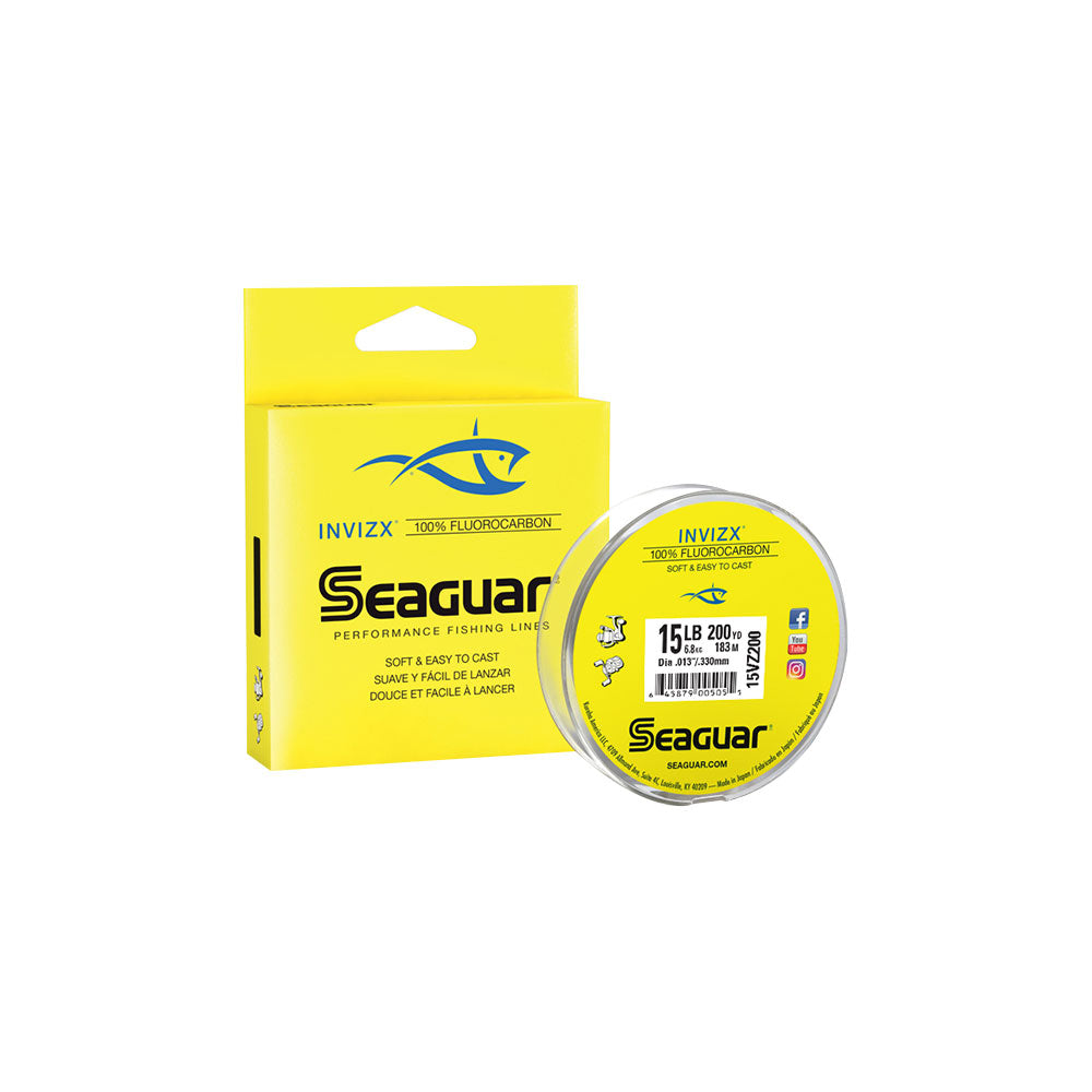 SEAGUAR Fluorocarbono Invizx 15 LBS/200 YDS 15VZ200
